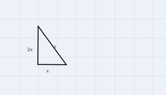 A right triangle has one leg twice as long as the other and the perimeter is 18. Find-example-1