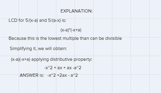 The answer ingot was x-a*a-x but it marked it wrong..-example-1