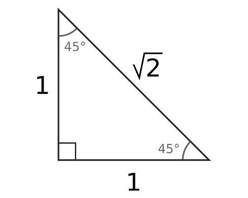 The hypotenuse of a 90-45-45 triangle is 20√2. What is the short leg and the long-example-1