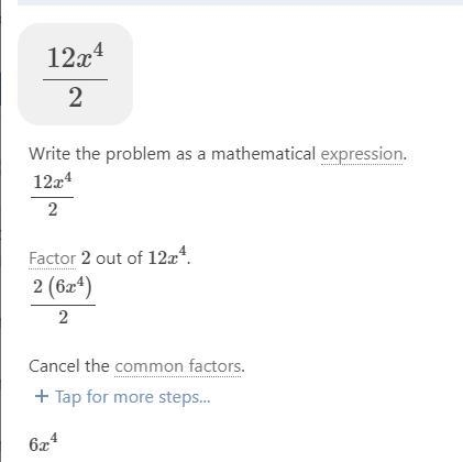 12x-4 ———— 2 Simplify-example-1