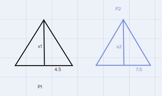 Two similar pentagons have side lengths of 9 inches (OLD) and 15 inches (NEW) what-example-1