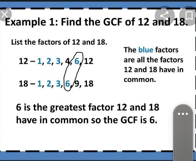 Find the GCF of 12a and 18a²-example-1