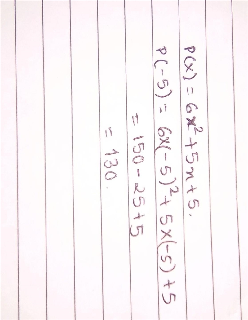 P(x)=6x^2+5x+5 evaluate p(-5)-example-1