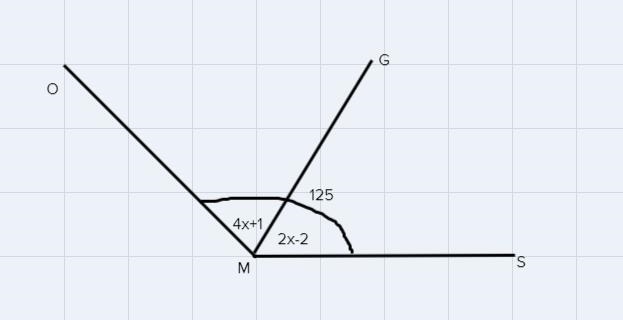 Challenge: Draw the diagram. Then solve the problem.G lies on the interior of-example-1