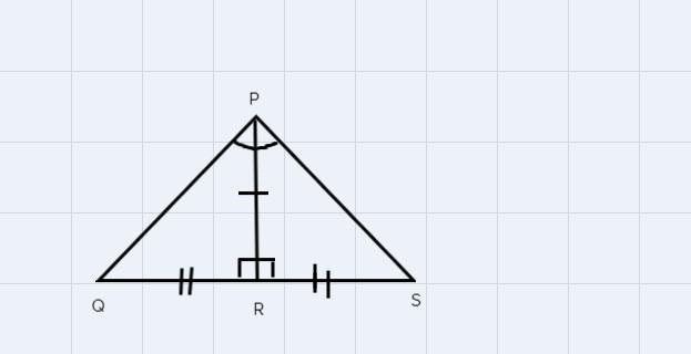 Given: PQR and PSR are right triangles, PR bisects QPS Prove: PQR=PSR You may use-example-1