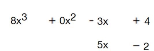 Which of the following shows the best way to set up the product of (5x-2) and (4-3x-example-1