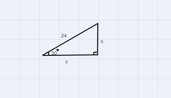 Find the missing length for each special right triangle, answers must be in simplest-example-1