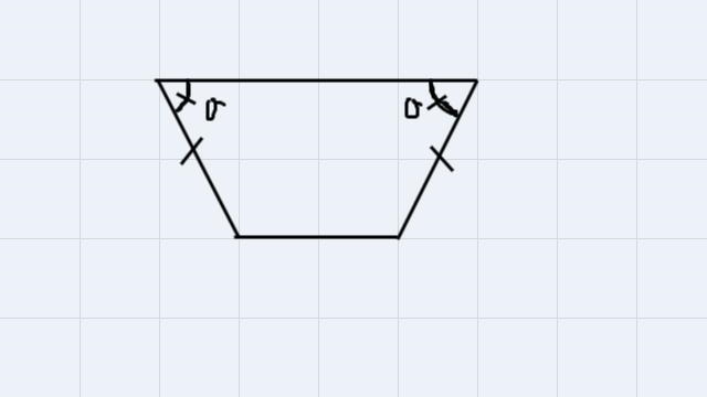 Using visual clues DEFG is an isosceles trapezoid. Label the missing angle measures-example-1