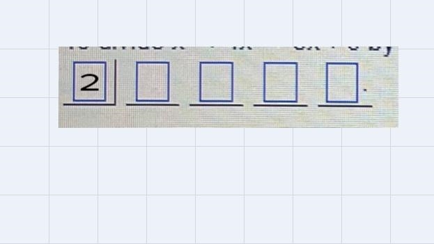 Fill in the blank so that the resulting statement is true.To divide x³+4x²-3x+6 by-example-1