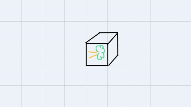 When a cube is formed using the figure below, which of the following shapes will it-example-2