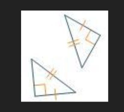 Which pair of triangles can be proven congruent by the HL theorem? 2 right triangles-example-1