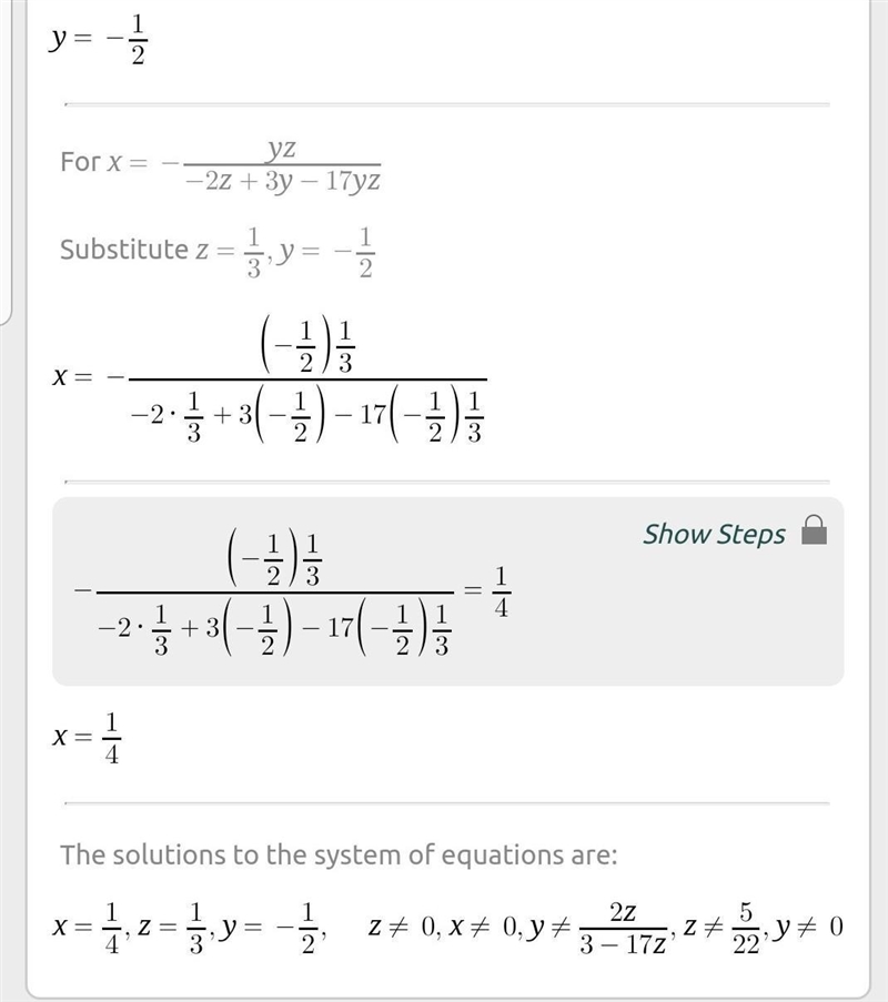 HELP!Use elimination method to solve the system of equations please fast-example-3