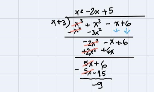 Determine if the binomial (x+3) is a factor of the polynomial P(x) = x^3 + x^2 - x-example-1