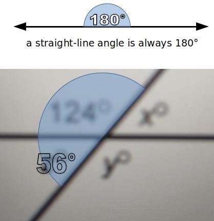 What is the measure of angle z in this figure? Enter your answer in the box. * 124 x-example-1