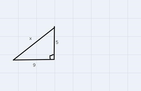 Apply the Pythagorean Theorem to find the value of each missing variable. Express-example-2