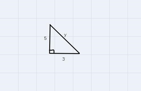 Apply the Pythagorean Theorem to find the value of each missing variable. Express-example-3