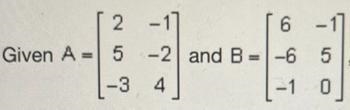 What is A-B? Given the equation from the photo I submitted-example-1