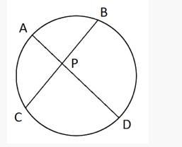 In the circle below, if arc AB = 48 °, and arc CD = 122 °, find the measure of &lt-example-1