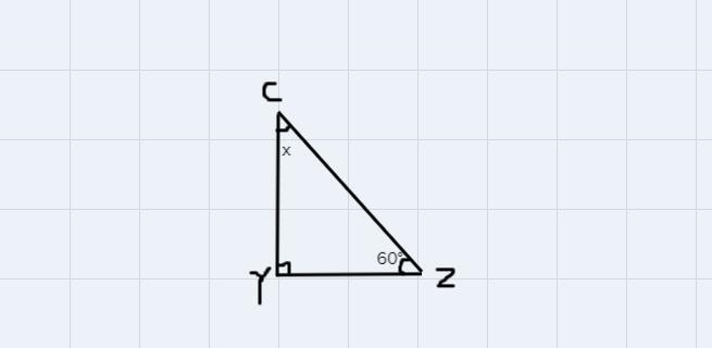 Solve for the measure of angle ZCY in the regular hexagon .-example-3