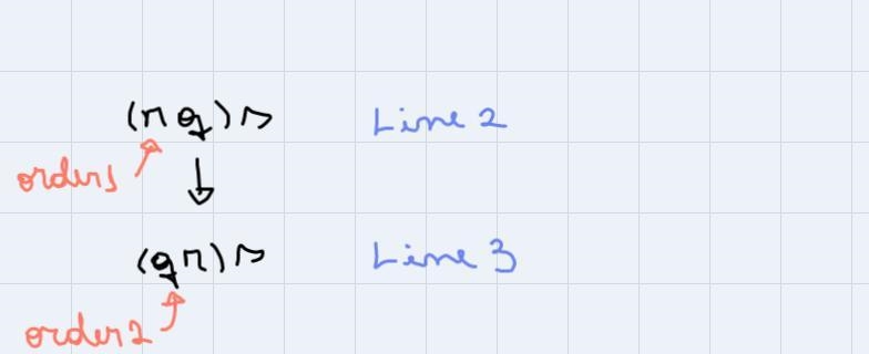 Identify the property that justifies each step asked about in the answer area below-example-2