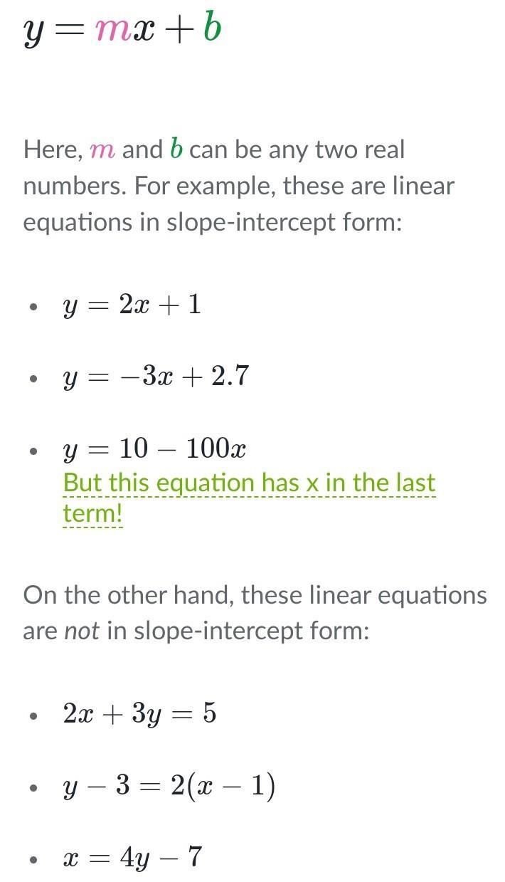 What is the slope of the line y = x+4? OA - 12/20 1 OB. 2 O C. -4 OD. 4-example-1