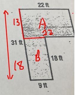 3. The figure at the right shows the dimensions of the garden inMarissa's back yard-example-1