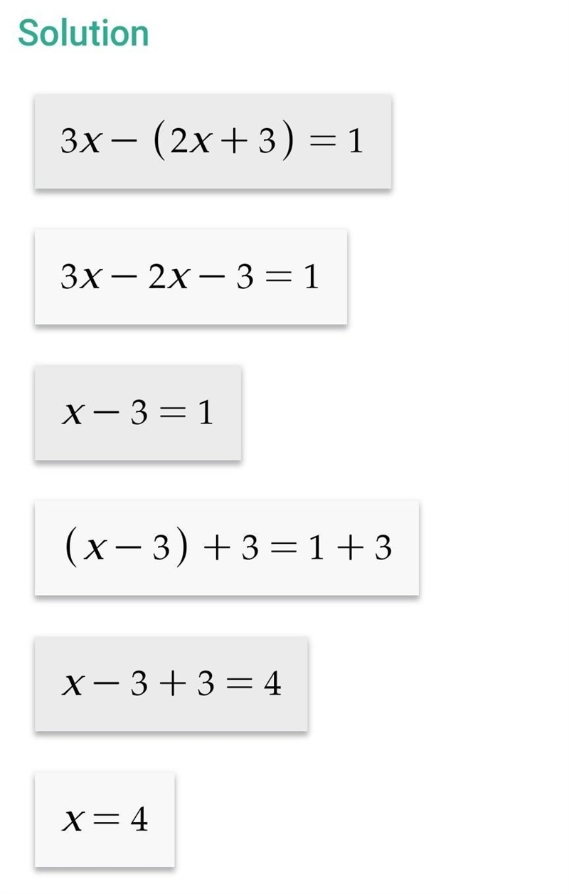 Solving linear equations with one variable​-example-1