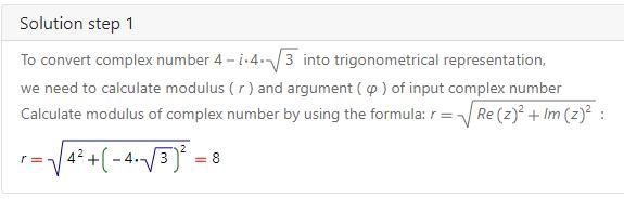 Find all cube roots of the complex number. Leave answers in trigonometric form.-example-1