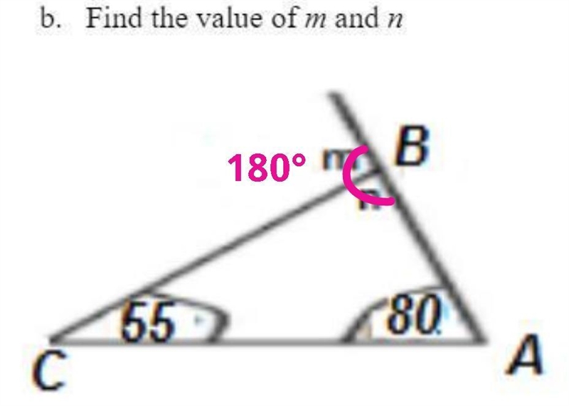 B. Find the value of m and n-example-1