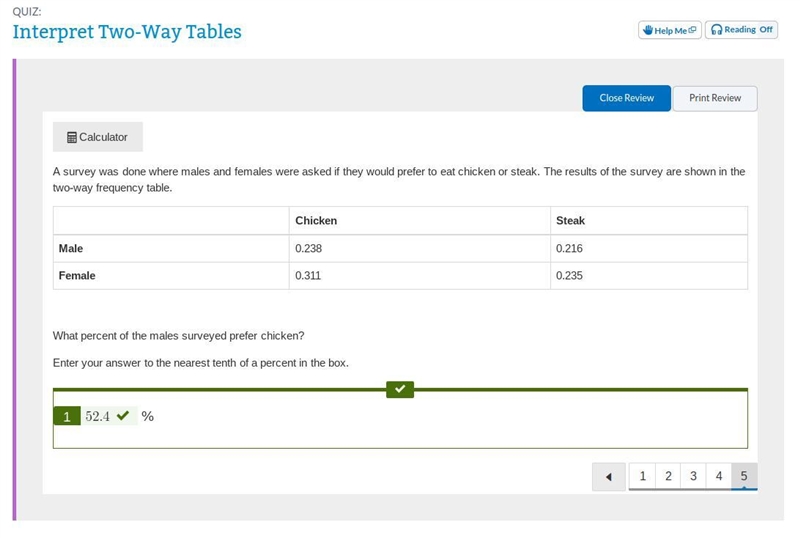 Please help with this question: I have attached the image A survey was done where-example-1