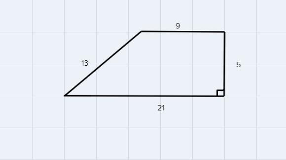 Area of a trapezoid Find the area of this trapezoid. Be sure to include the correct-example-1