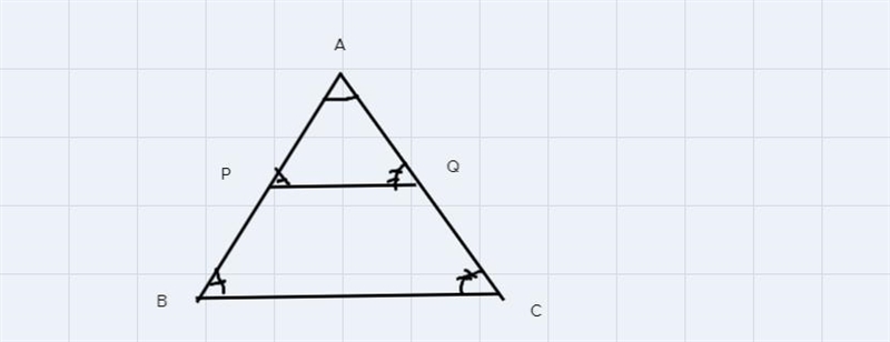 Given: PQ ||BC (PQ parallel to BC). Find the length of AQ.A. 11B. 12C. 18D. 9-example-1