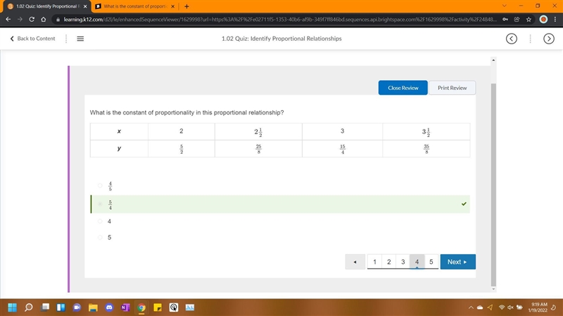 What is the constant of proportionality in this proportional relationship?-example-1