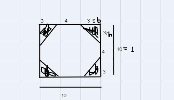 FIND THE EXACT AREA OF THE OCTAGON. SHOW THE REASON.-example-1