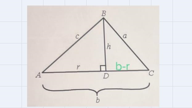 Which of the following could be the first step to prove the Law of Cosines using the-example-1