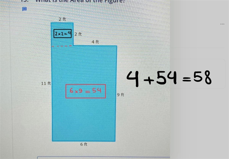 What is the Area of the Figure?-example-1