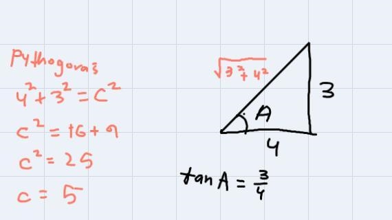 For positive acute angles A and B, it is known that tan A = 3/4 and cos B = 12/37.Find-example-1