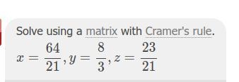 Write each system of equations as a matrix-example-3