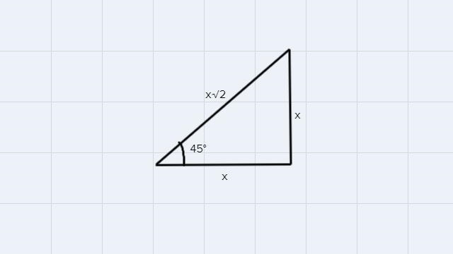 The side lengths of a 45-45-90 triangle are in the ratio-example-1