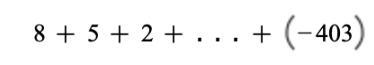 Compute the sums below. (Assume that the terms in the first sum are consecutive terms-example-1