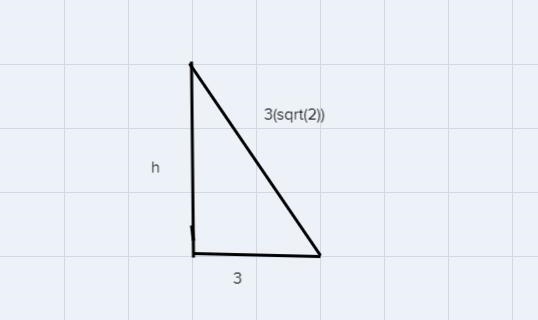 What is the vertical height, h, of the triangular prism?-example-1