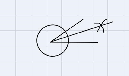 #1. Describe the next two steps in completing the angle bisector constructionbelow-example-1