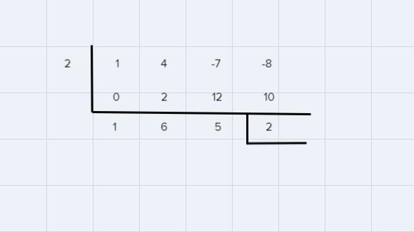 Use synthetic division to divide The quotient is: The remainder is:-example-1