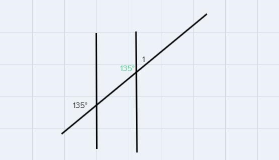 In the diagram shown, lines m and n are parallel and crossed by transversal line r-example-1