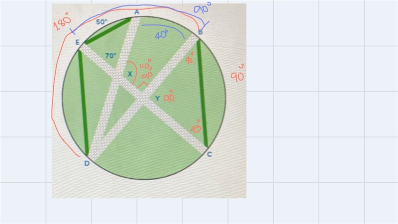 If someone walks along the outside of the garden from point a to point B what percentage-example-1