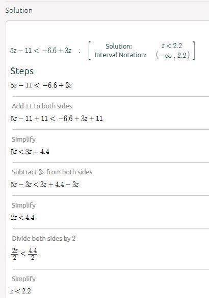 Solve the inequality and express your answer in interval notation using decimal forms-example-2