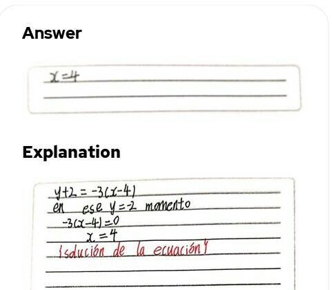 Y+2=−3(x−4) as ordered pair with (_,-2)-example-1