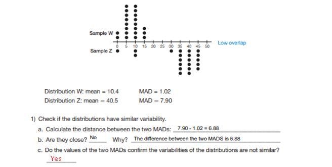 I'm learning about Samples With the Mean Absolute Deviation but I have been having-example-1