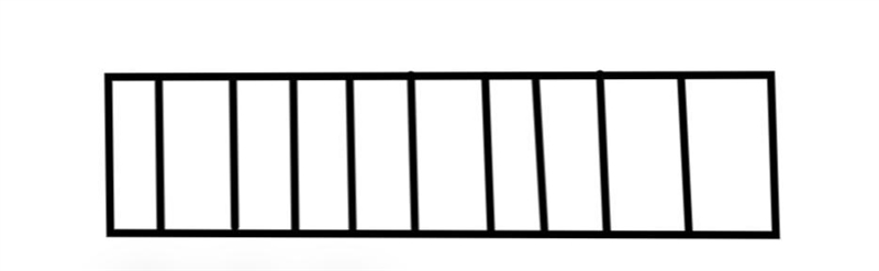 The strip below is cut into 10 equal bars. Shade of this strip. 1/2​-example-1