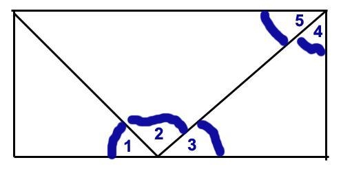 Bryce drew a rectangle and labeled five of the angles, as shown. He knew these factsWHOabout-example-1